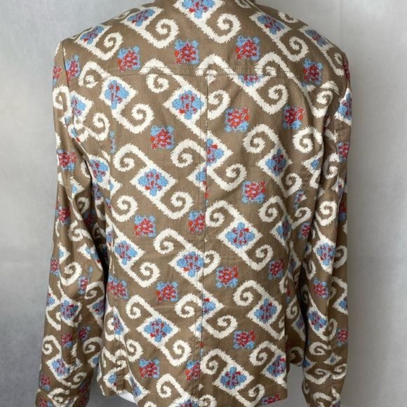 Peck & Peck  weekend ladies Southwestern light weight jacket, embellished 12 - Picture 6 of 11